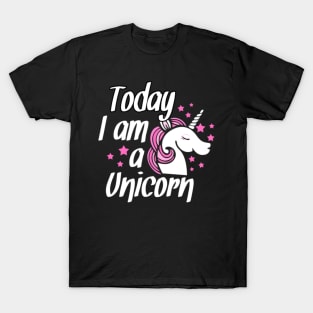 Unicorn, today I_m a unicorn Tee men woman kids T-Shirt